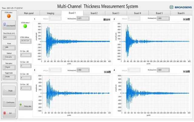 BroadMTM超声测厚软件